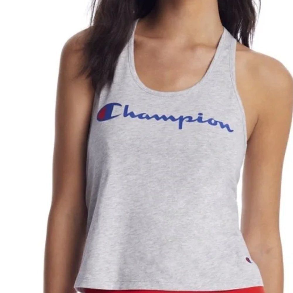 Grey Champion Racerback Tank Size Small